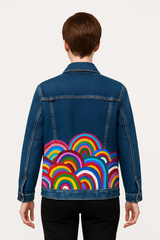 Geaca-din-denim-Rainbow-Bloom