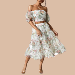Compleu top si fusta cu imprimeu floral - mauri.ro (3)
