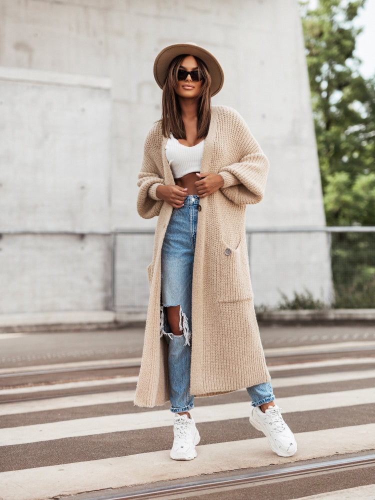 cardigan-dama-tricotat-bej