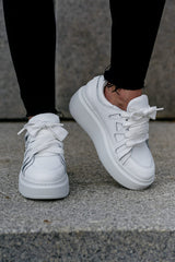 Sneakers din piele naturala albă Elisio - mauri.ro (2)