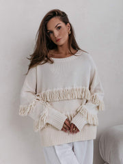 bluza-dama-cu-ciucuri-bej (5)