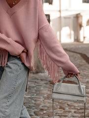 bluza-dama-in-v-cu-ciucuri-roz