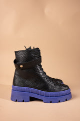 Ghete leather black Purple - mauri.ro (2)