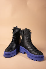 Ghete leather black Purple - mauri.ro (3)