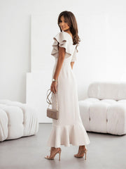 Rochie dama eleganta bej Joseph - mauri.ro (2)
