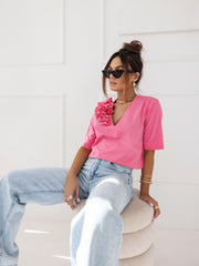 Tricou-cu-decolteu-in-V-roz-Edward