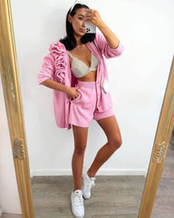 compleu-camasa-si-pantaloni-scurti-roz-iride (4)