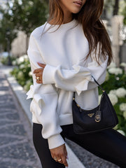 Bluza-dama-cu-funda-alba-Clematide (3)