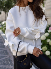 Bluza-dama-cu-funda-alba-Clematide