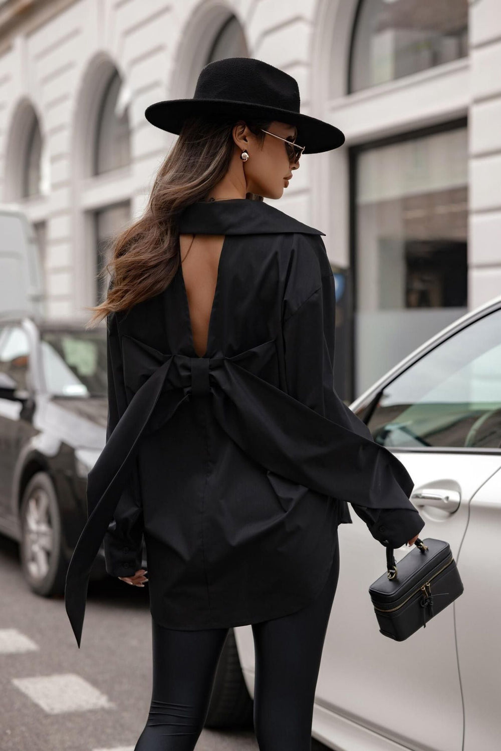 Camasa dama neagra Charo - mauri.ro (1)