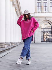 Bluza-oversized-FUCSIA-Bessy (2)