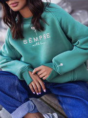 Bluza-oversized-verde-Bessy