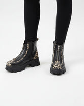 Ghete din piele neagra Chiara