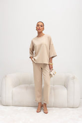 Set Damă Bej Elegant Luxe Ease