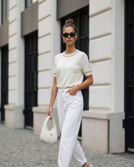 Tricou Elegant Ivory Line - mauri.ro (2)