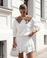 Bluză cu guler detașabil Amara