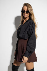 Camasa neagra cu diamante