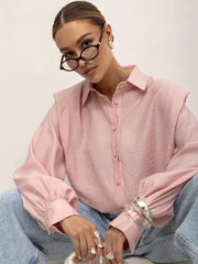 Cămașă Roz Organza
