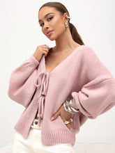 Cardigan Tricotat Roz Soft