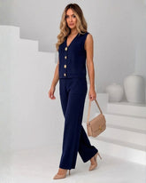Compleu elegant Navy Star bleumarin