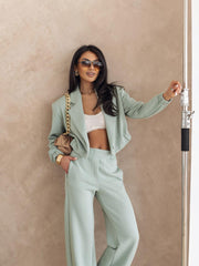 Compleu Elegant Verde Sage