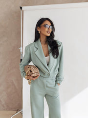 Compleu Elegant Verde Sage