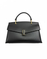 Geanta din piele naturala Teresa neagra