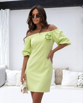 Rochie dama mint eleganta