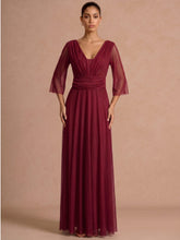 Rochie lunga Mathilde rosie