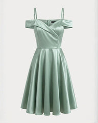 Rochie scurta Sophia verde