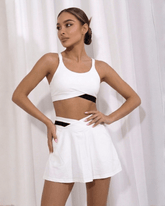 Set Fitness Celeste Alb