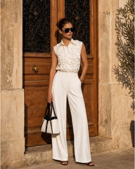 Top dama alb elegant