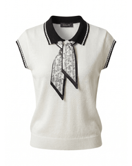 Tricou Velouria Alb