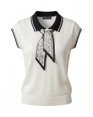 Tricou Velouria Alb