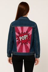 Geaca din denim Pink-Pop