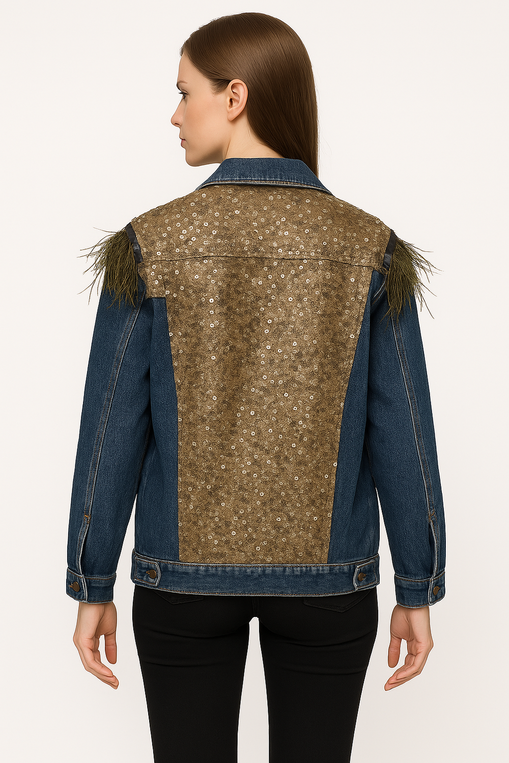 geaca-din-denim-Peacock-Queen