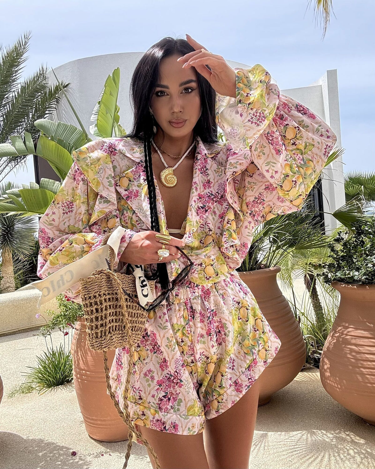 Compleu-pantaloni-scurti-si-camasa-roz-lime-Luppolo(3)