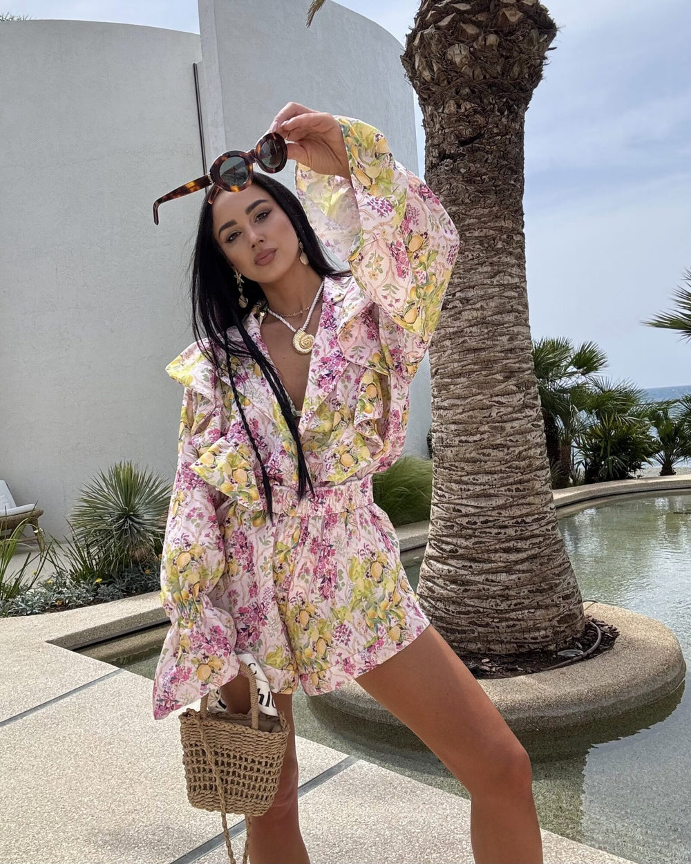 Compleu-pantaloni-scurti-si-camasa-roz-lime-Luppolo(8)