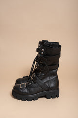 Ghete din piele neagra Adelline