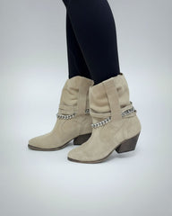 Ciocate din piele intoarsa bej Arum-2