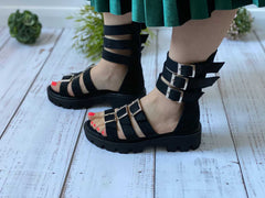 Sandale-din-piele-intoarsa-Sparkle-Negru-9565-2