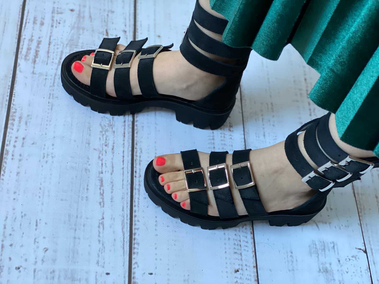 Sandale-din-piele-intoarsa-Sparkle-Negru-9565-4