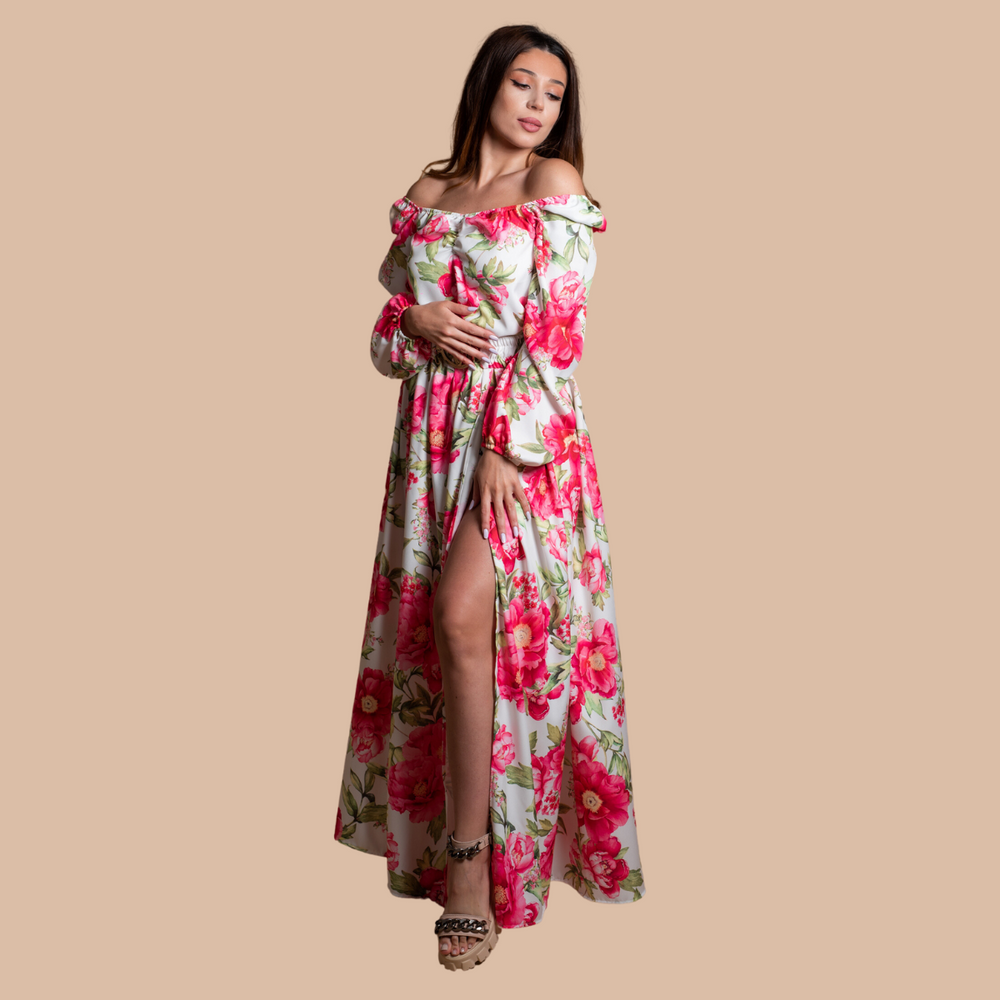 Rochie-dama-lunga-colorata-3192-3