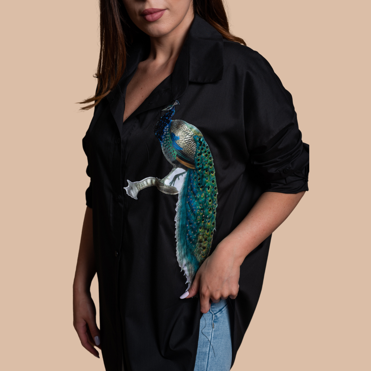 camasa-dama-neagra-oversize-colorfull