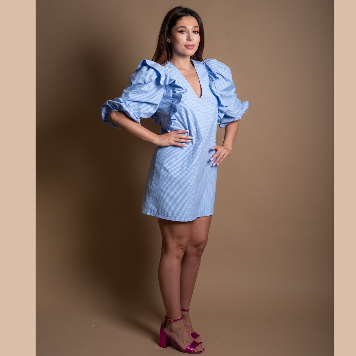 Rochie-dama-albastra-in-forma-A-4836-3