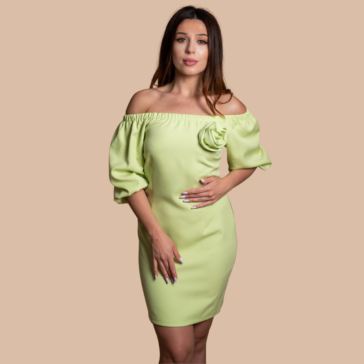 Rochie dama mint eleganta