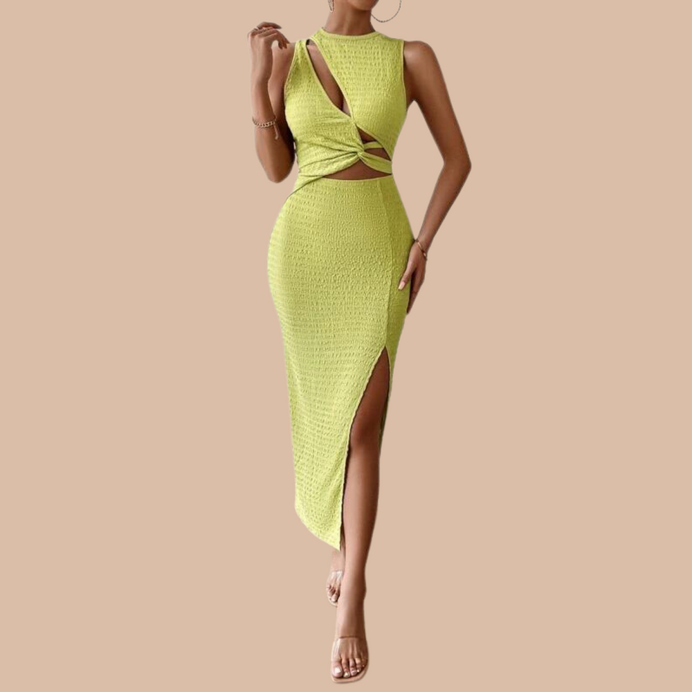 Rochie-pe-corp-cu-decolteu-vertical-verde-8482-2