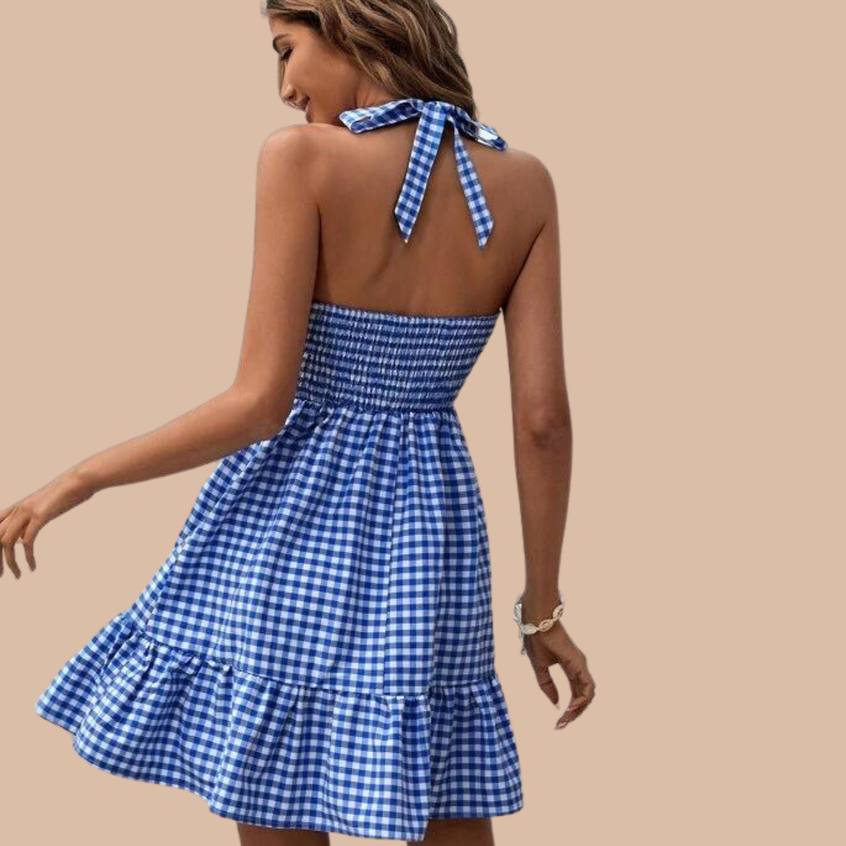 Rochie-fara-spate-cu-decolteu-in-carouri-albastra-3531-1