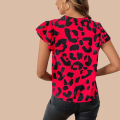 Bluza-cu-maneca-fluture-si-decolteu-cu-imprimeu-rosu-2426-1