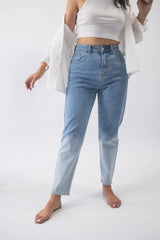 pantaloni din denim deco effect